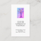 Ajouter votre Carte de visite d'arbre pourpre prof (Dos)