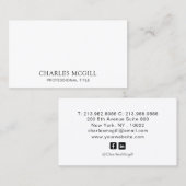 Ajouter votre Carte de visite Modèle circulaire pe (Devant / Derrière)