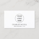 Ajouter votre Carte de visite Modèle circulaire pe (Devant)