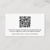 Ajouter votre Carte de visite photo Art QR Code (Dos)