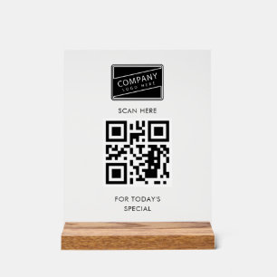 Ajouter votre code QR et votre logo professionnel