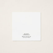 Ajouter votre collier de logo et votre carte d'aff (Dos)