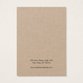 Ajouter Votre Collier Logo Kraft Display Card (Dos)