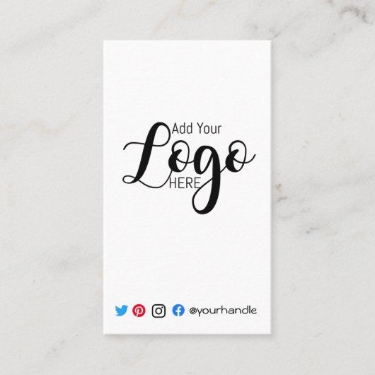 AJOUTER VOTRE commande de LOGO insérer la carte si (Devant)