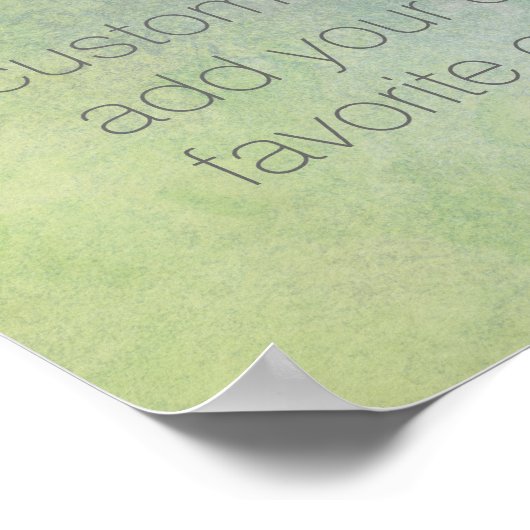 ajouter votre devis aquarelle peinture poster art (Coin)