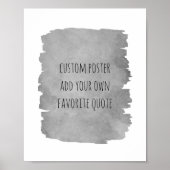 ajouter votre devis aquarelle peinture poster art (Devant)