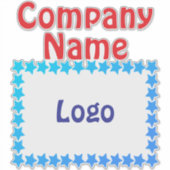 ajouter votre entreprise Autocollant vinyle Coupé  (Devant)