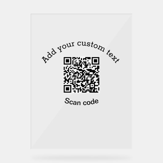 Ajouter votre entreprise de code QR d'analyse de t (Recto)
