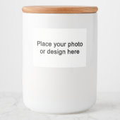 ajouter votre étiquette alimentaire design (Devant)