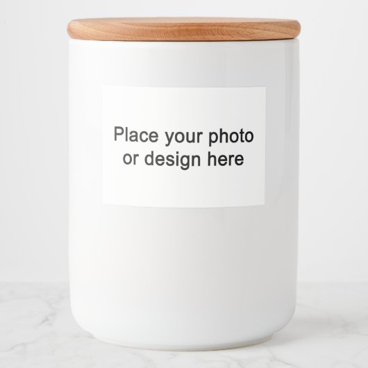 ajouter votre étiquette alimentaire design (Devant)