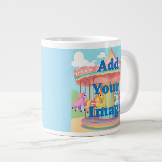 Ajouter Votre Image Jumbo Mug Custom Photo Mug (Devant droit)