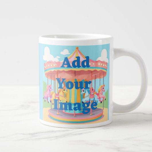 Ajouter Votre Image Jumbo Mug Custom Photo Mug (Droite)