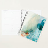 Ajouter votre initiale | Aversion - Aquarelle bleu (Devant avec enveloppe)