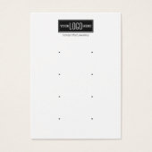 Ajouter votre logo Bijoux 4 trous Écran d'oreille (Devant)