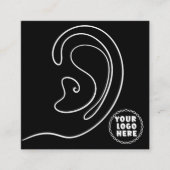 Ajouter votre logo bijoux Boucles d'oreilles Carte (Devant)