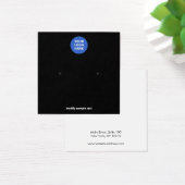 Ajouter Votre Logo Black Stud Écouteur Carte d'aff (Bureau)