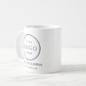 Ajouter Votre Logo Café Mug (Devant gauche)