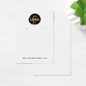 Ajouter votre logo - Carte d'affichage à oreille b (Bureau)