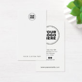 Ajouter Votre Logo Carte d'affichage à oreille min (Bureau)