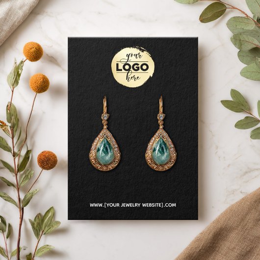 Ajouter votre logo - Carte d'affichage à oreille n