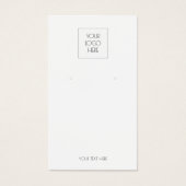 Ajouter Votre Logo Carte D'Affichage D'Oreille Sim (Devant)