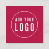 Ajouter Votre Logo Carte de référence couleur modi (Devant)