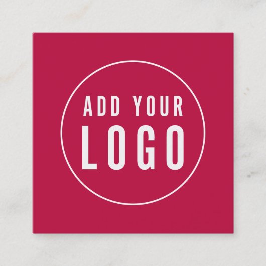 Ajouter Votre Logo Carte de référence couleur modi (Devant)