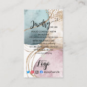 AJOUTER VOTRE LOGO CARTES DE SOINS CARTES D'or UK  (Devant)