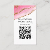 AJOUTER VOTRE LOGO CARTES DE SOINS DE BIJOUX PETIT (Dos)