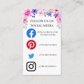 AJOUTER VOTRE LOGO CARTES DE SOINS DE BIJOUX PETIT (Dos)