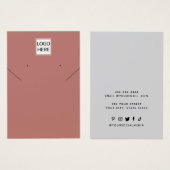 Ajouter votre logo ceinture collier carte d'affich (Devant & derrière)