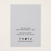 Ajouter votre logo ceinture collier carte d'affich (Dos)