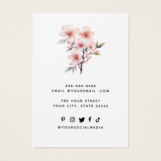 Ajouter Votre Logo Collier Boucles d'oreilles Cart (Dos)