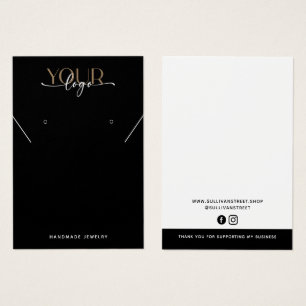 Ajouter Votre Logo Collier Boucles d'oreilles Cart