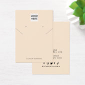 Ajouter Votre Logo Collier Boucles d'oreilles Cart (Bureau)