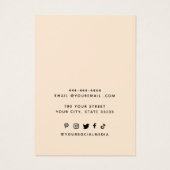 Ajouter Votre Logo Collier Boucles d'oreilles Cart (Dos)