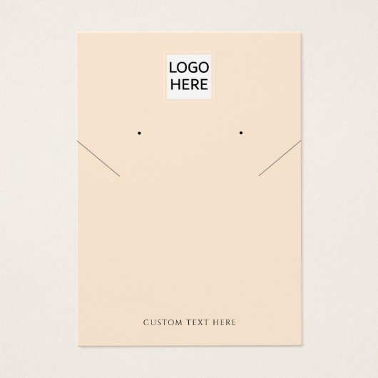 Ajouter Votre Logo Collier Boucles d'oreilles Cart (Devant)