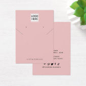 Ajouter Votre Logo Collier Boucles d'oreilles Cart (Bureau)