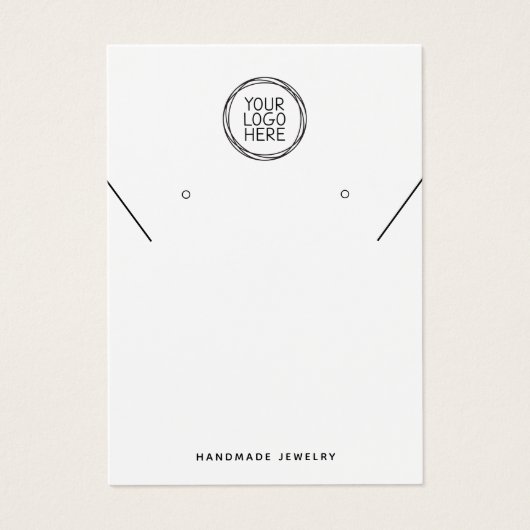 Ajouter Votre Logo Collier Boucles d'oreilles Cart (Devant)