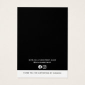 Ajouter Votre Logo Collier Boucles d'oreilles Cart (Dos)