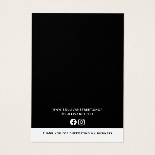 Ajouter Votre Logo Collier Boucles d'oreilles Cart (Dos)