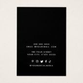 Ajouter Votre Logo Collier Boucles d'oreilles Cart (Dos)