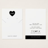 Ajouter votre logo Collier chic Boucles d'oreilles (Devant & derrière)