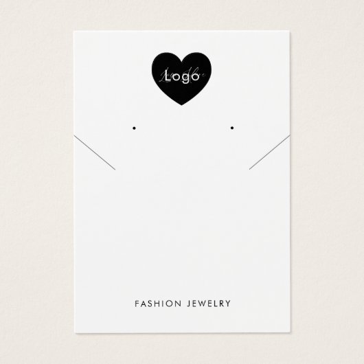 Ajouter votre logo Collier chic Boucles d'oreilles (Devant)