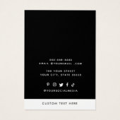 Ajouter votre logo Collier chic Boucles d'oreilles (Dos)