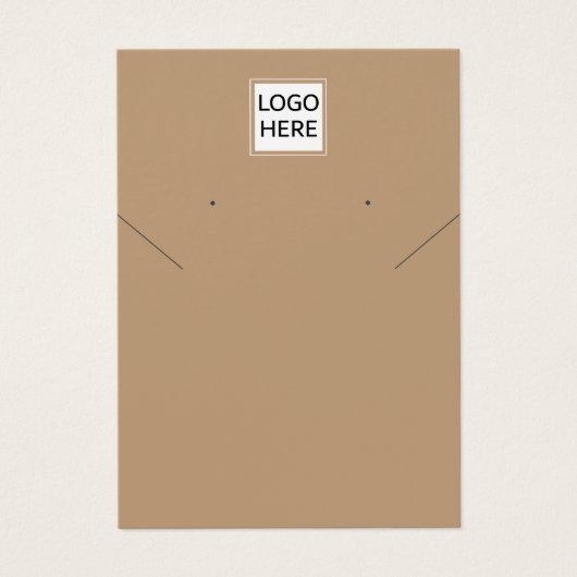 Ajouter votre logo collier moderne carte d'afficha (Devant)