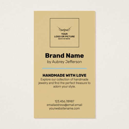 Ajouter Votre Logo - Conception Twirl Swirl - Cart (Dos)