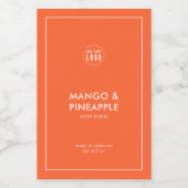 Ajouter votre logo Couleur personnalisée Étiquette (Étiquettes simples)