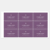 Ajouter votre logo Couleur personnalisée Étiquette (Feuille)