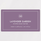 Ajouter votre logo Couleur personnalisée Étiquette (Design 1)